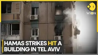 Israel-Palestine war: Explosion seen as Hamas rocket hits Tel Aviv apartment block | WION