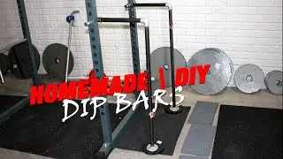 Homemade DIY Squat Power Rack Dip Bars
