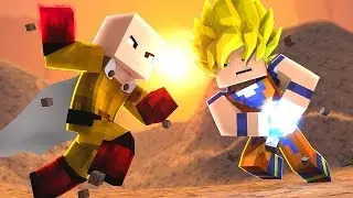 Minecraft - SAITAMA VS GOKU! - BATTLE BOSS ANIME PVP ! &lsaquo; LOKI &rsaquo;