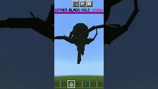 Spawn Black Hole Wither Storm 😱 #shorts#youtubeshorts#minecraft