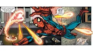 Spider-Man Becomes Human Torch's Photographer? (Spider-Man/Human Torch Comic Dub)