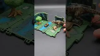Jurassic World Rebirth Captivz Dinorama T. Rex Land Scene