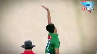 Muhammad Hasnain New bowling action against sirilanka