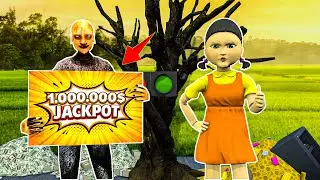 Playing as SQUID DOLL vs BALLERINA CAPPUCCINA vs TUNG TUNG SAHUR vs Team FAMILY in Granny House