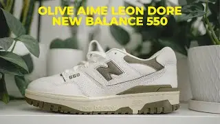 Olive Green Aime Leon Dore New Balance 550 (Unboxing & Review)