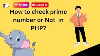 How to check prime number or not in php?