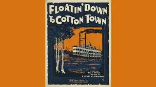 Ragtime! Floatin' Down To Cotton Town pb Marion Scott Rythmodik Player Piano Roll