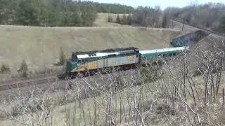 VIA Rail detour train at Beare.
