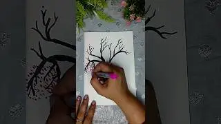 Rainbow Tree Drawing for Beginners! 🌈✨ | Easy Art Idea #shorts #ytshorts  #drawing