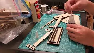 Kit Build: Gluing wood