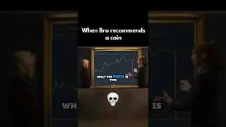 When your brother recommends a coin 📉😂 #crypto #memes #shorts