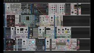 melodic ambient patch in VCV Rack