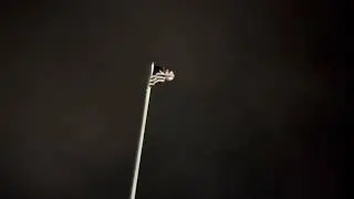 USA flag waving in the wind. Флаг США на Ветре!  