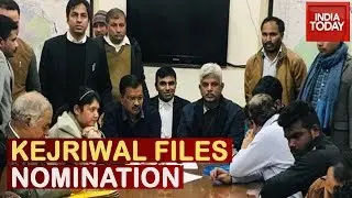 Delhi CM Kejriwal Files Nomination From New Delhi Constituenct | Latest Images