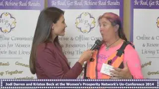 Kristen Beck and Jodi Darren 2014 Women's Prosperity Networks Un-Conference