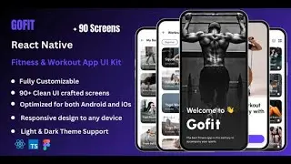 Gofit - Fitness & Workout React Native App Ui Kit