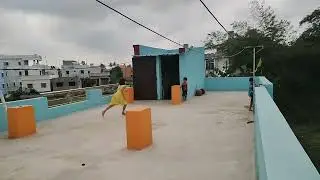 chata ke uper tino khel rahe hai#play #short #sanasdanceandlife