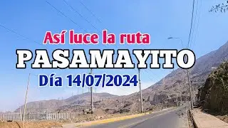 LIMA PERÚ 4K | RECORRIENDO LA RUTA PASAMAYITO ( SOL Y NEBLINA ) | DÍA 14/07/2024
