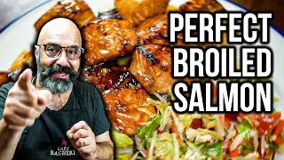 Как приготовить ИДЕАЛЬНЫЙ жареный лосось с зеленым луком!