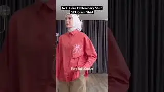 622. Fiore Embroidery Shirt; 623. Giani Shirt #youtubeshorts #blouse #viralvideo #fashion #shorts