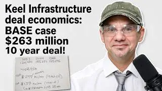 Keel Infrastructure deal economics: BASE case $263 million 10 year deal based on 14mw of CIT.