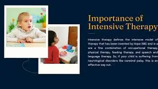 Importance of Pediatric Intensive Therapy| Intensive Therapy in Dubai| Intensive Therapy Program