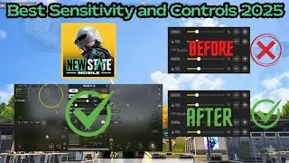 🔥 New State Mobile In 2025 Controls & Sensitivity Tips 🔥| Best Sensitivity And Controls