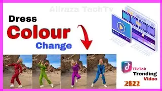 Dress Colour Change Video || TikTok Trending Video 2022 || Cloth & Background Color Changing