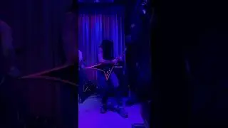 Sara Loerlein shredding for all female death metal band Castrator live @ Metro Baltimore 12/18/2025