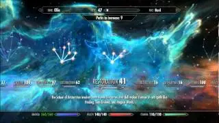 Skyrim Training 3 skills at once FAST! - 100 Conjuration