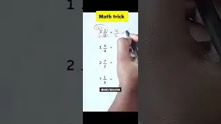 Math trick #maths #mathstricks #mathematics #shorts