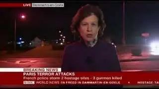 French Security Forces Kill 3 Terrorists - Free 16 Hostages ending 72 Hours of Terror