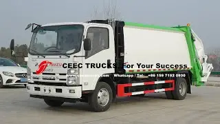 How to do painting for ISUZU garbage compactor trucks?