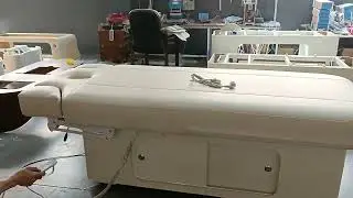 adjustable height hydraulic facial spa bed covers massage table with water cushion