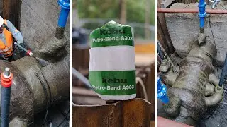 Nachumh&uuml;llung einer in betrieblichen Wasserabsperrklappe I Rohrschutz