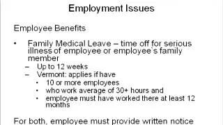 Hiring, Managing and Terminating Employees and Volunteers: Basic Legal Issues