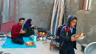 🍞Nomadic transformation: baking local bread, making nomadic breakfast👩&zwj;👧&zwj;👦