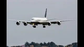 CLASSIC Douglas DC-8 landing at Birmingham