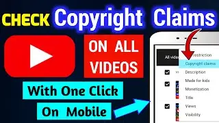 How To Check Copyright Strike On YouTube |YouTube Copyright Claim | YouTube Copyright