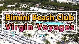 ADULTS ONLY BEACH CLUB || VIRGIN VOYAGES || BIMINI BAHAMAS