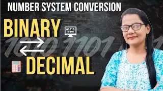 Binary to Decimal and Decimal to Binary Conversion| Number System in Computer in Hindi 