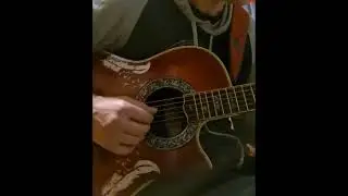 Ovation custom legend 1869, третий день после реставрации ))) тема  