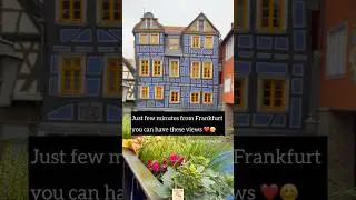 A Must-Do day trip from Frankfurt: Idstein ❤️ #germany