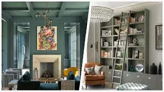 75 Living Room Library With A Standard Fireplace Design Ideas You'll Love 🔴