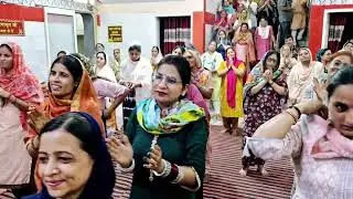 31 दिन के एकान्त वास के बाद माँ जी के आने की खुशी में श्री मंदिर में एक दिन पहले लगी रौनक