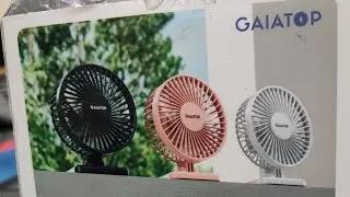 Mini Fan under 750 | Gaiatop USB desk fan | Power Bank Fan