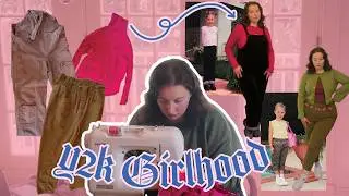 Flipping old pieces I don&rsquo;t wear into my Y2K CHILDHOOD clothes to fix burnout | easy sewing DIYs