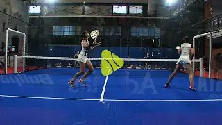 Vamos P&aacute;del. Mapi S. Alayeto y Majo S. Alayeto contra Nela Brito y Xenia Clasca. WPT Marbella Master