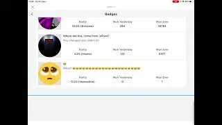 WHAT THE FUCK SOMEONE GOT THE🥺 BADGE