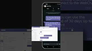 Test WebChat for 30 days free of charge